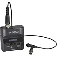 Los mejores  - Tascam DR-10L-LW - Grabadora de audio digital con micrófono lavalier (modelo DR-10L)- color negro
